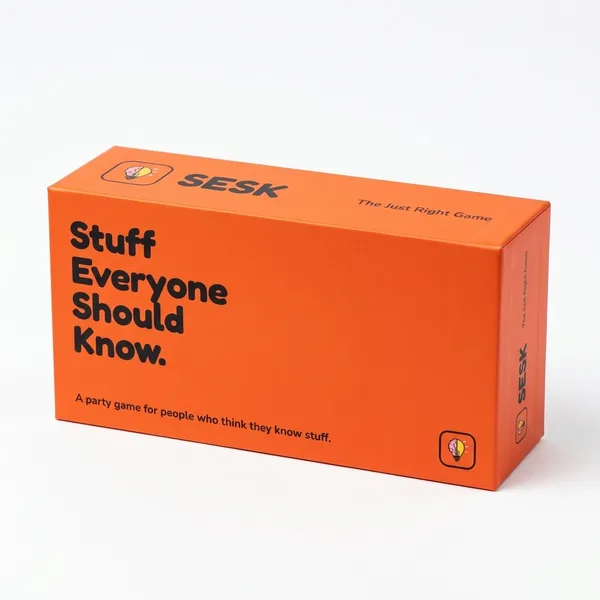 SESK: The Just Right Game, boxed (mock-up)