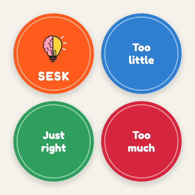 SESK coasters, set of 4 (mock-up)
